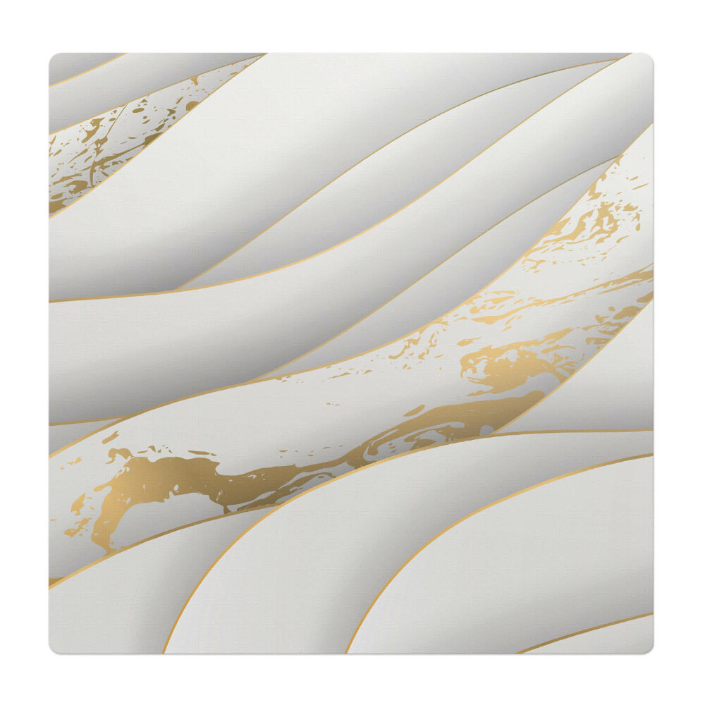 Podložka pod stoličku na kolieskach Vlnité čiary so vzorom