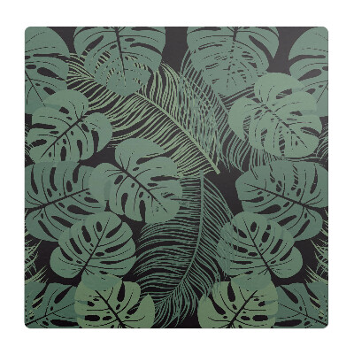 Podložka pod stoličku na kolieskach Tropické listy