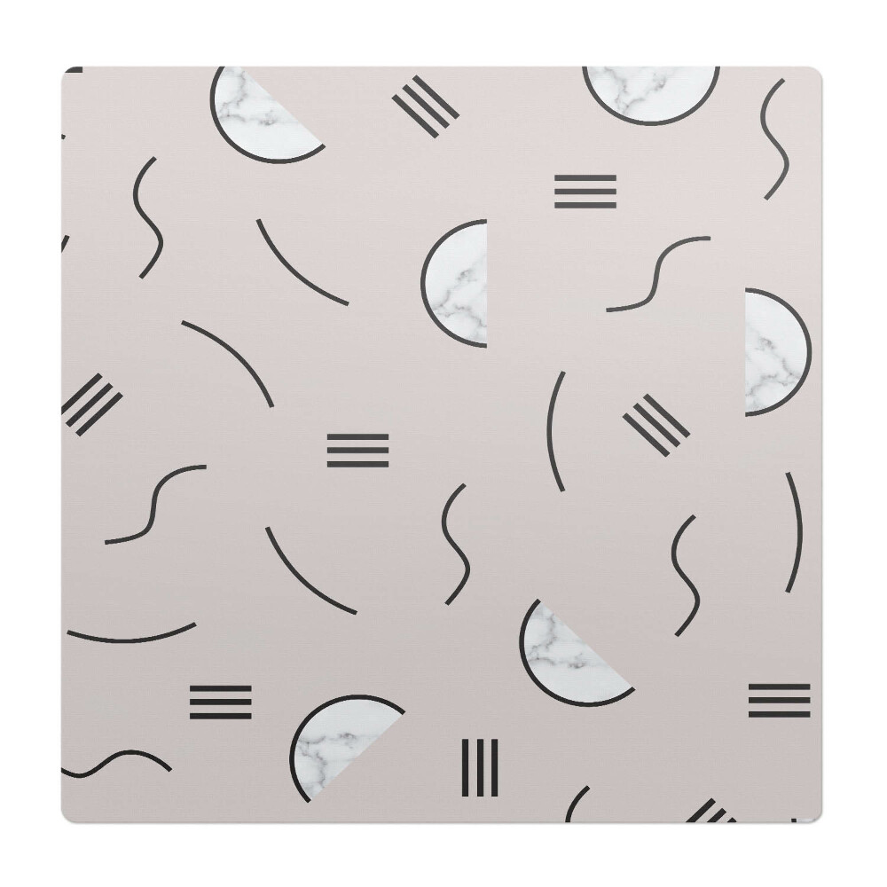 Podložka pod stoličku Geometrický vzor