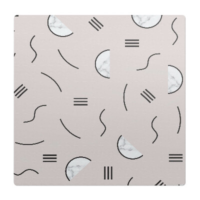 Podložka pod stoličku Geometrický vzor