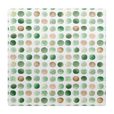 Podložka pod stoličku na kolieskach Akvarelové bodky