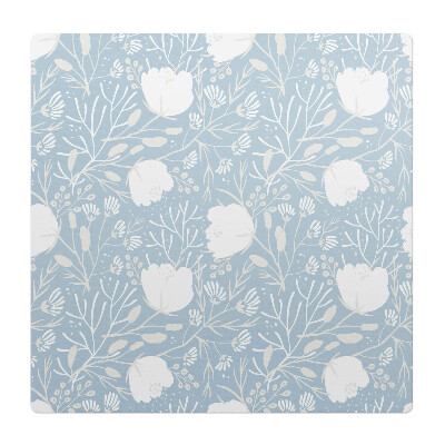 Podložka pod stoličku Retro kvetinový vzor