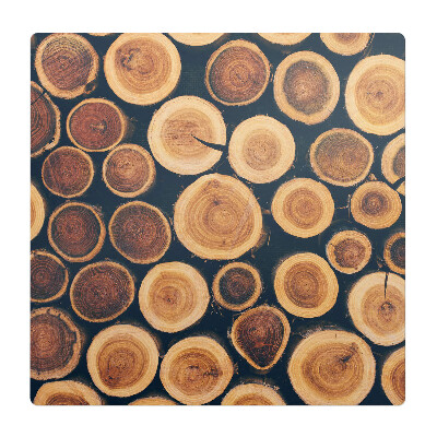 Podložka pod kolieskovú stoličku Drevené kruhy