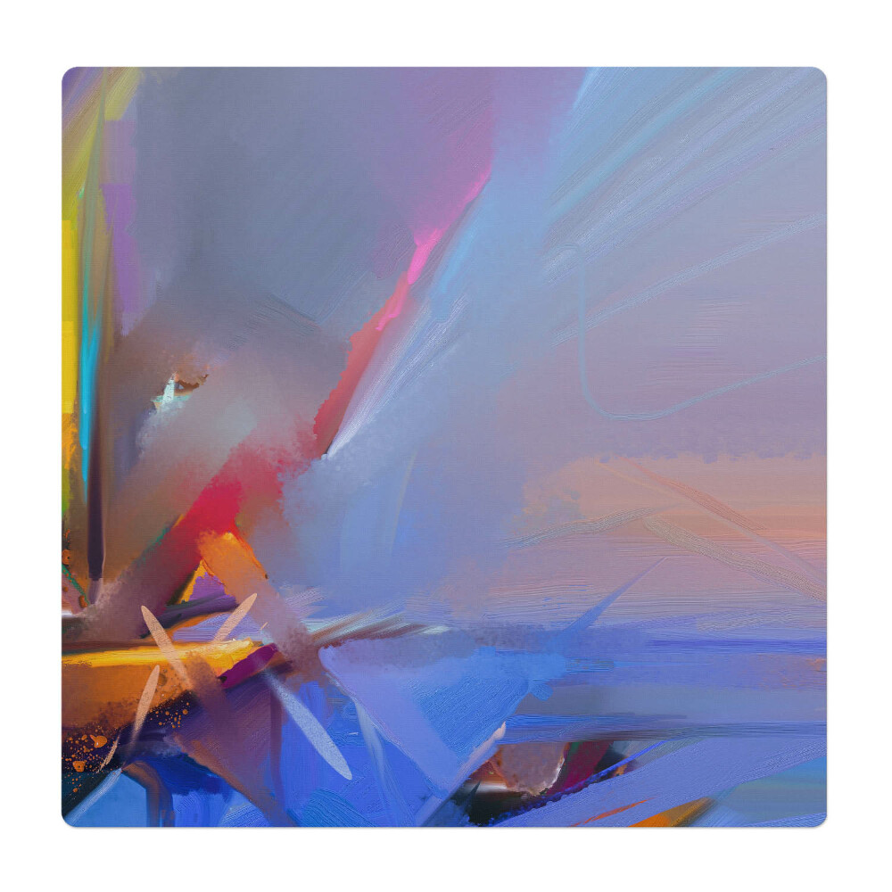 Podložka pod kolieskovú stoličku Abstraktné ťahy