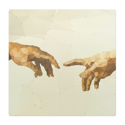 Podložka pod stoličku Geometrické ruky