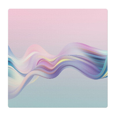 Podložka pod kolieskovú stoličku Pastelové vlny