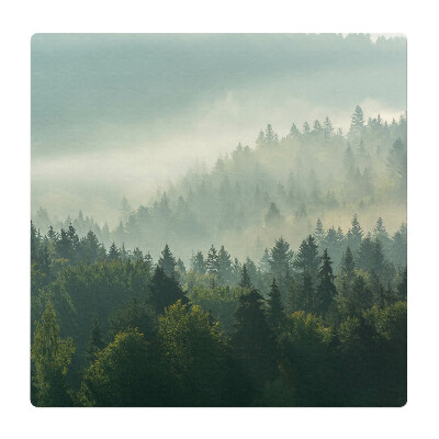 Podložka pod stoličku Hmlistý les za úsvitu