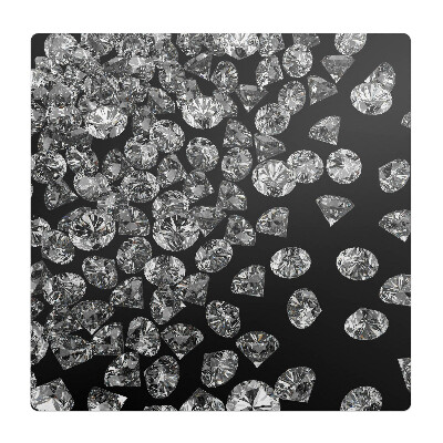 Podložka pod stoličku na kolieskach Žiariace diamanty