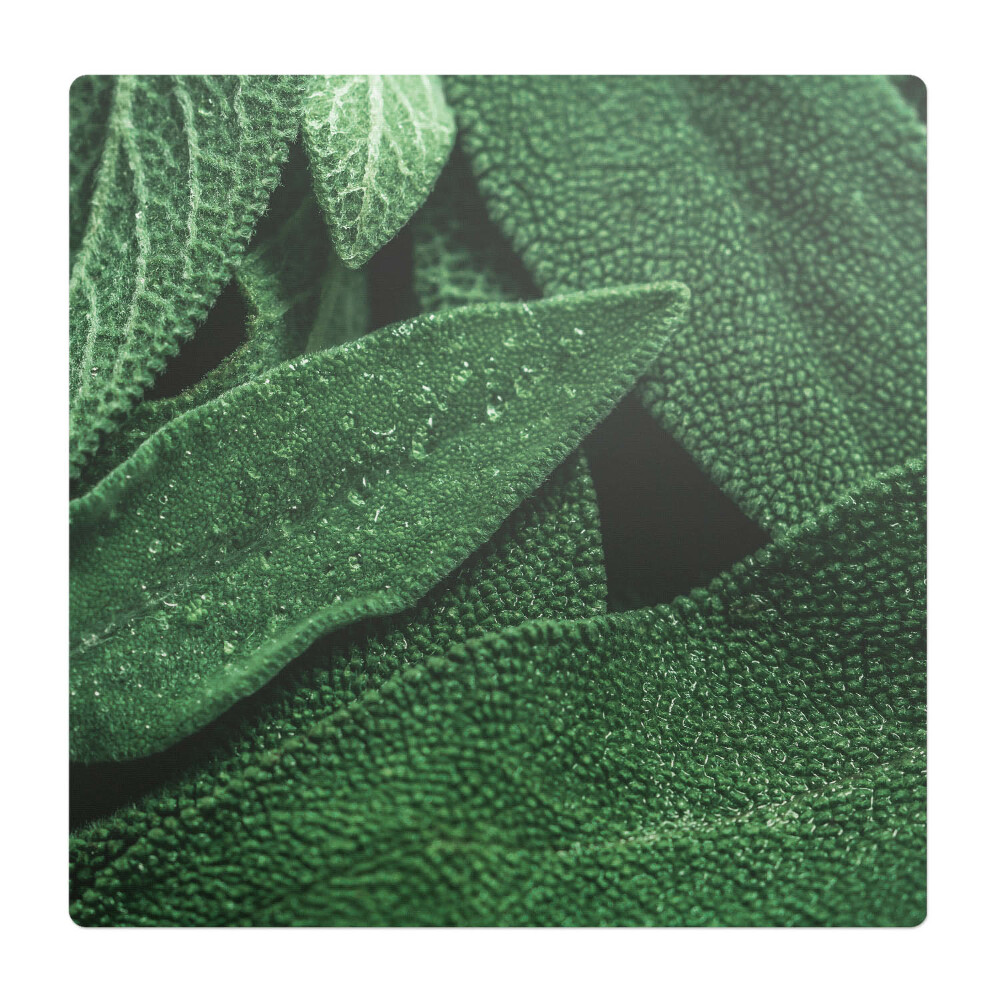 Podložka pod kolieskovú stoličku Listy zblízka