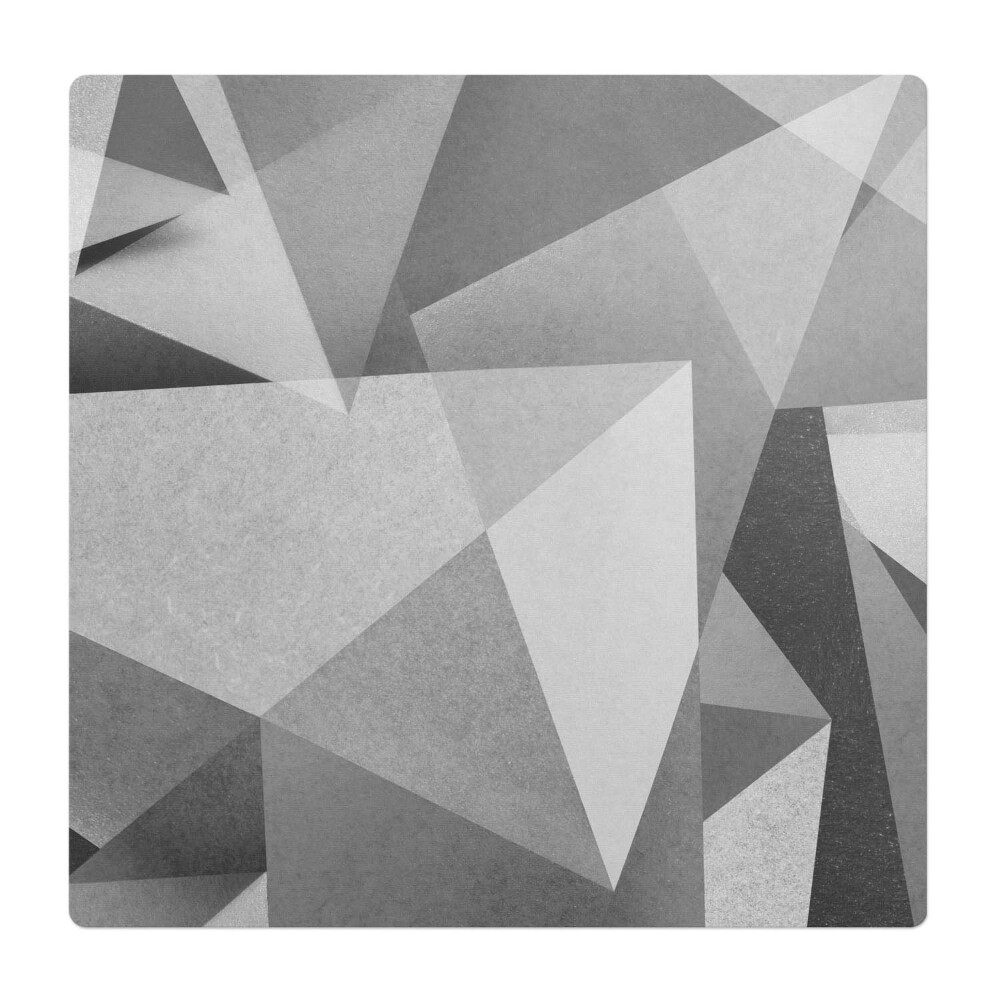 Podložka pod kolieskovú stoličku Geometrické trojuholníky
