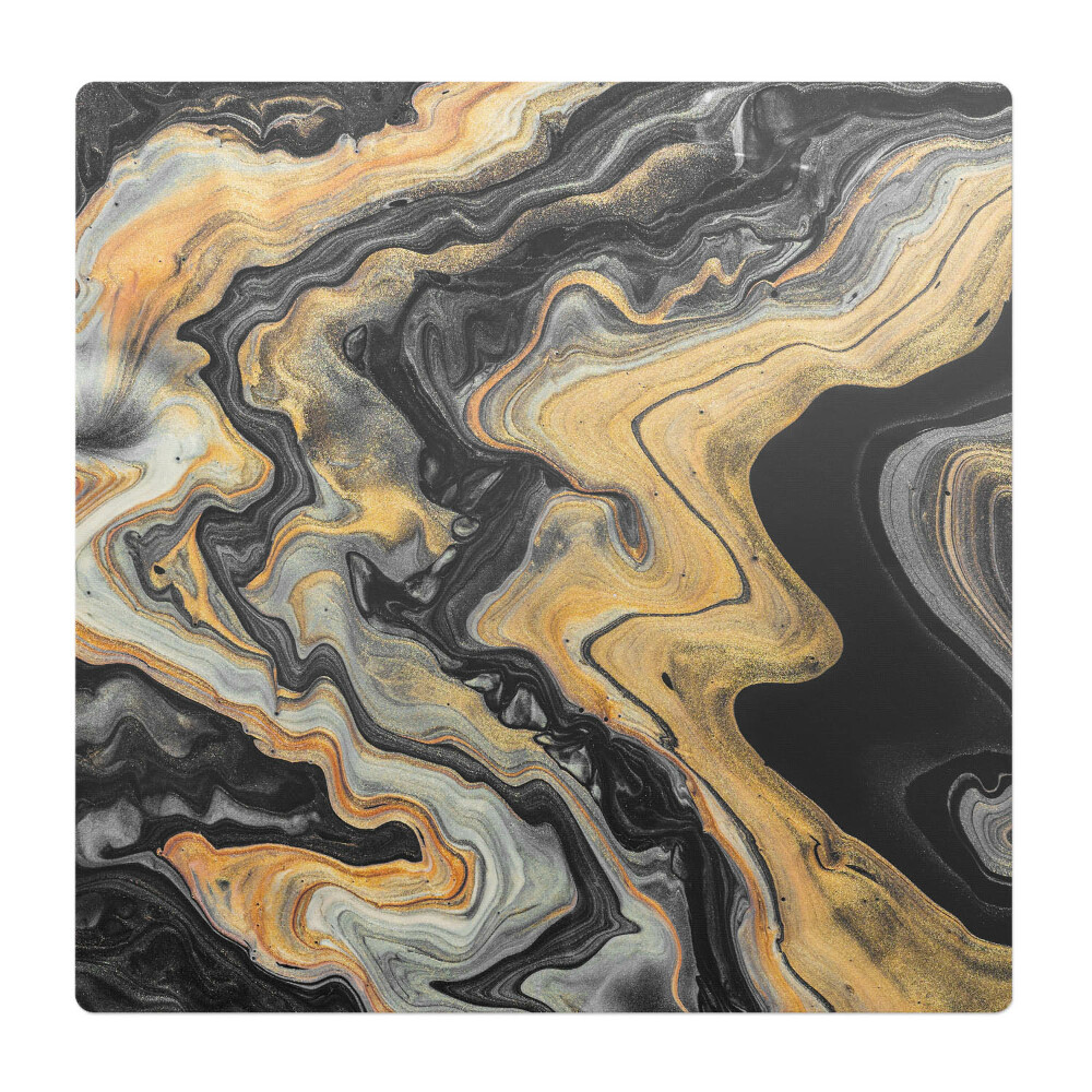 Podložka pod stoličku na kolieskach Mramorové víry