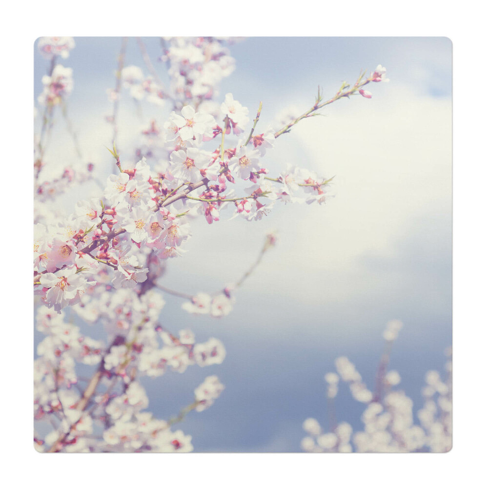 Podložka pod kolieskovú stoličku Jarné kvety