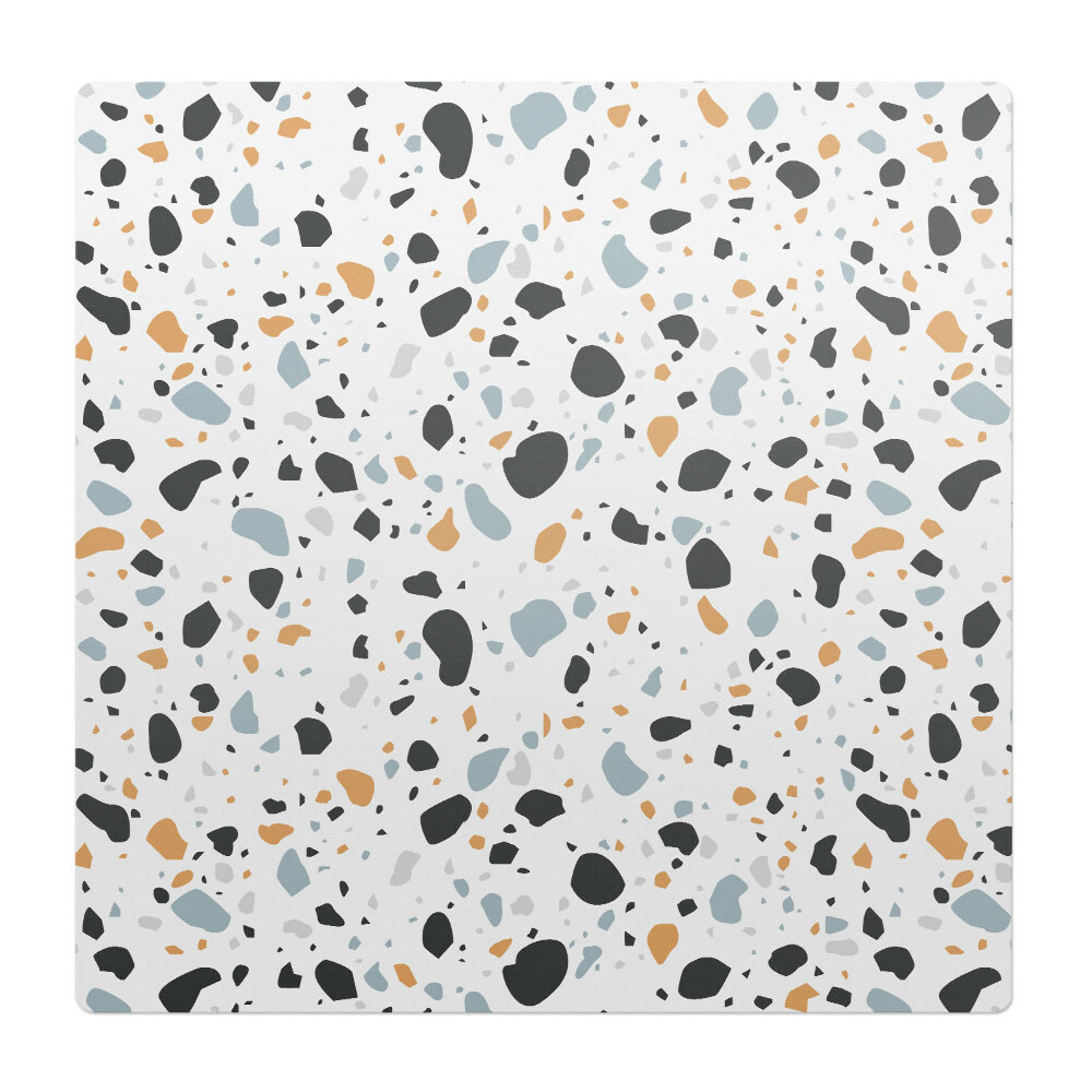 Podložka pod stoličku na kolieskach Terazzo abstraktné
