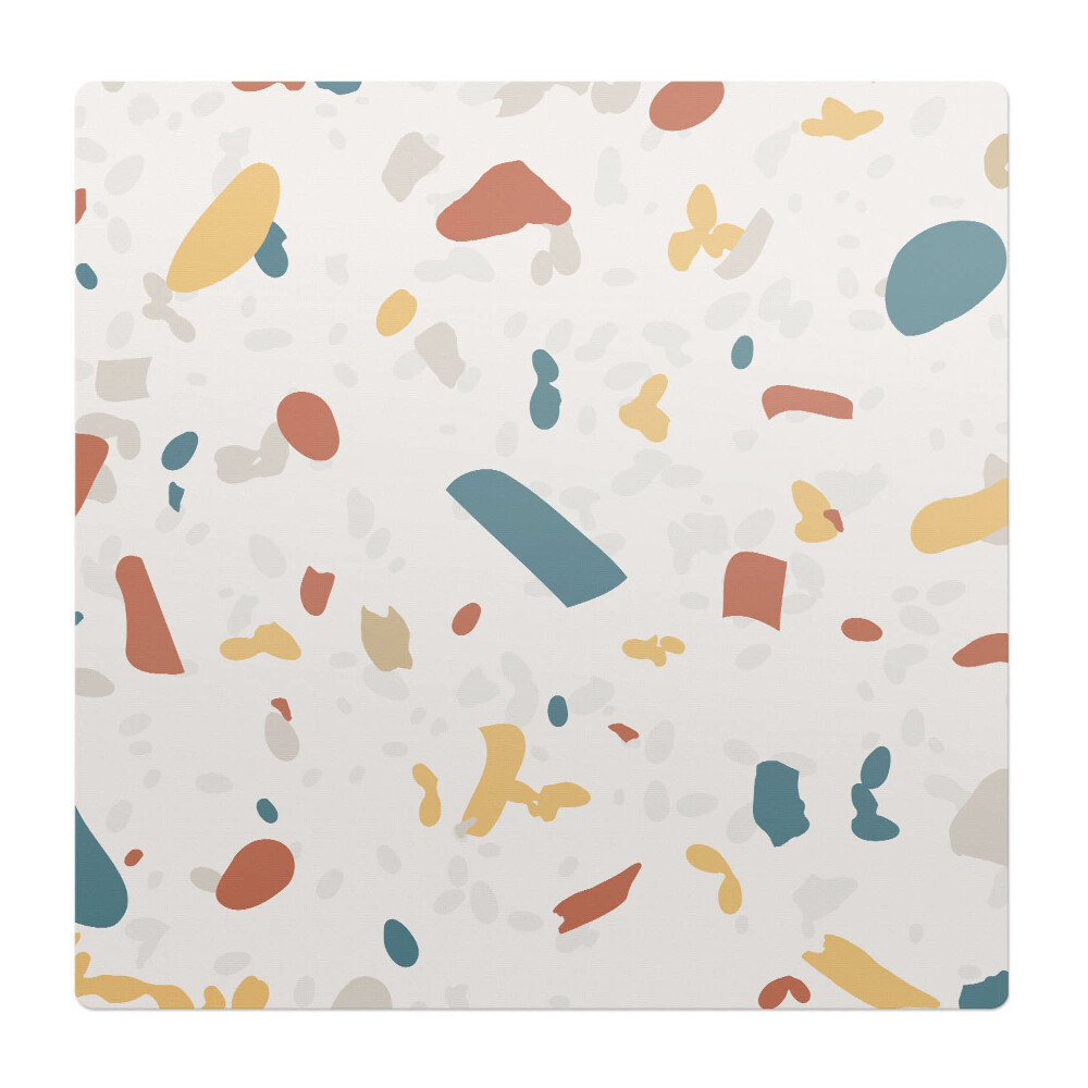 Podložka pod stoličku Terazzo abstraktné