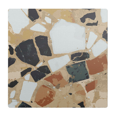 Podložka pod stoličku na kolieskach Kamenná mozaika