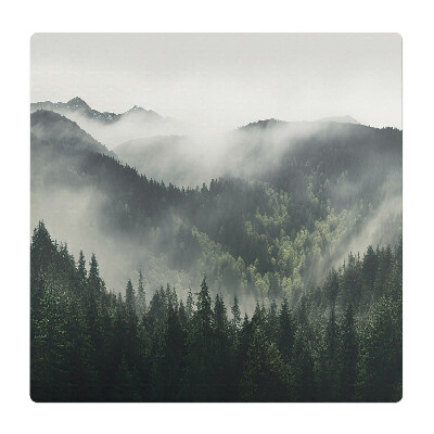 Podložka pod stoličku na kolieskach Hmla nad lesom