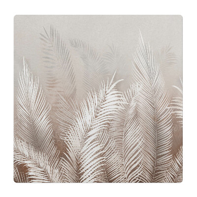 Podložka pod stoličku na kolieskach palmový list