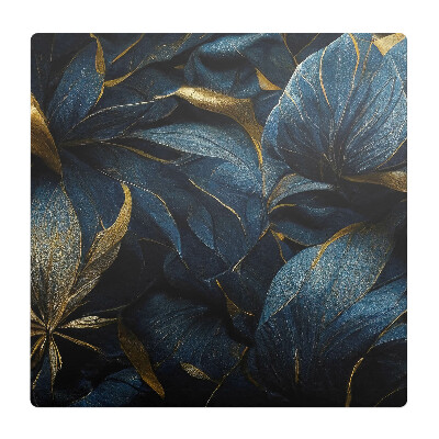 Podložka pod kolieskovú stoličku Listy s eleganciou