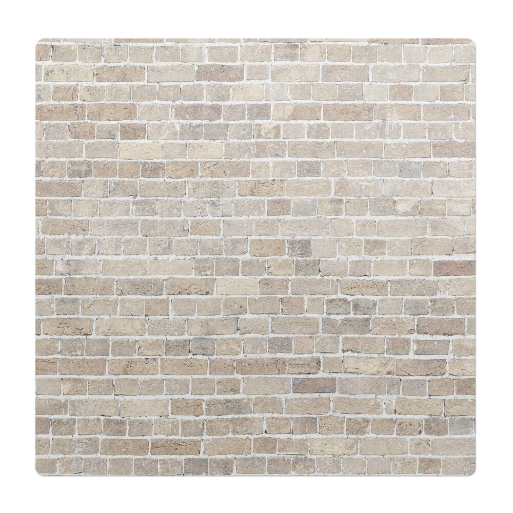 Podložka pod stoličku na kolieskach Retro tehlová stena