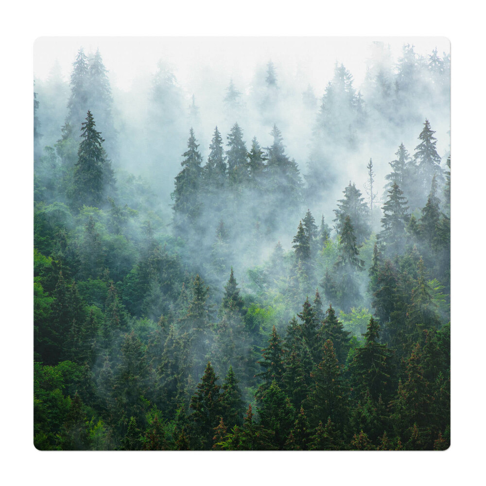 Podložka pod stoličku Hmlistý ihličnatý les
