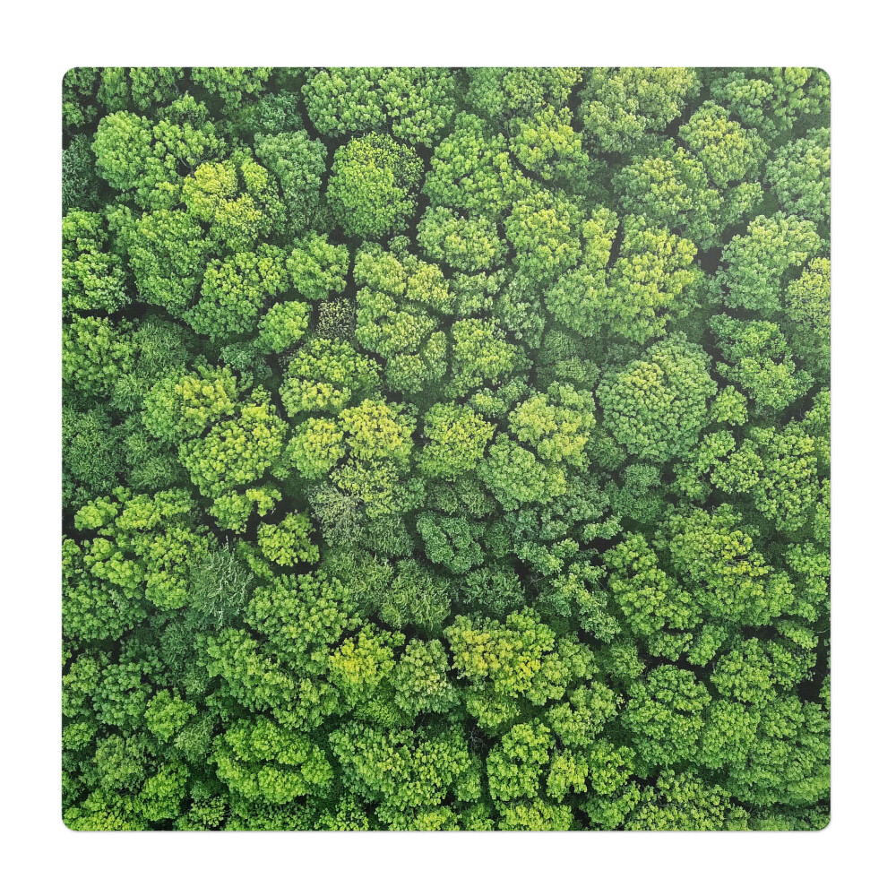 Podložka pod stoličku na kolieskach Mozaika lesných stromov