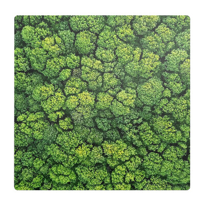 Podložka pod stoličku na kolieskach Mozaika lesných stromov