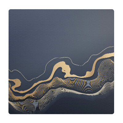 Podložka pod stoličku na kolieskach Vlny abstrakcie