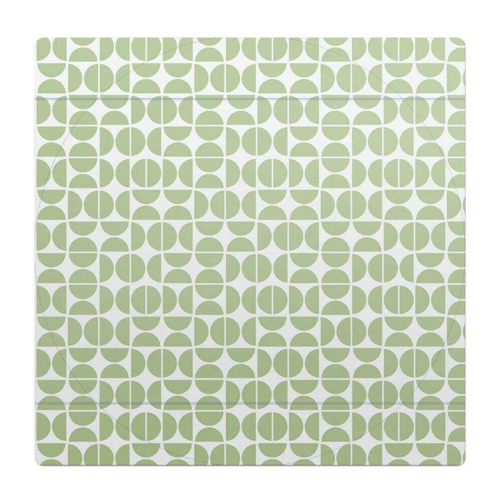 Podložka pod stoličku na kolieskach Geometrický retro vzor