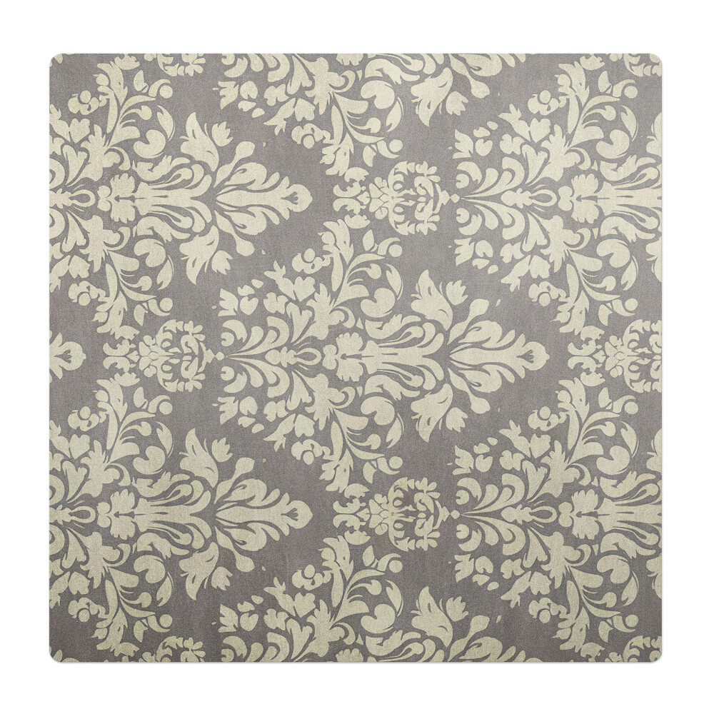 Podložka pod kolieskovú stoličku Klasický rastlinný vzor