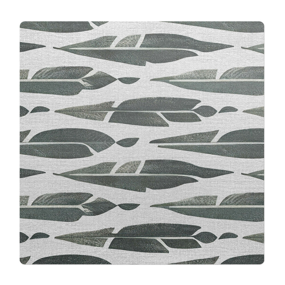 Podložka pod stoličku Abstraktné listy