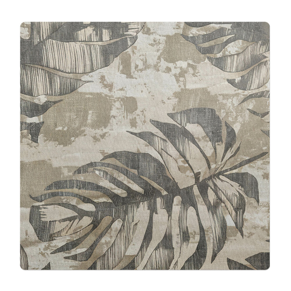 Podložka pod kolieskovú stoličku Listy na abstraktnom pozadí