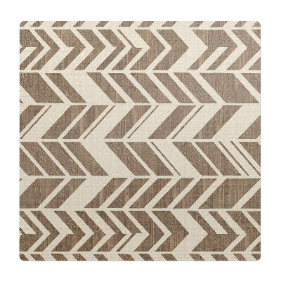 Podložka pod stoličku na kolieskach Geometrický retro vzor