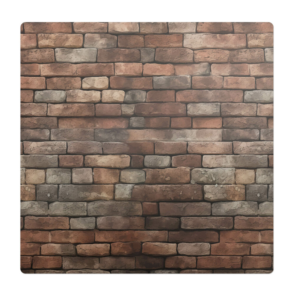 Podložka pod kolieskovú stoličku Retro tehlová stena