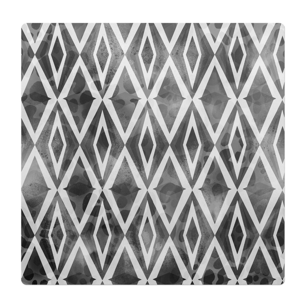 Podložka pod stoličku na kolieskach Geometrický retro vzor