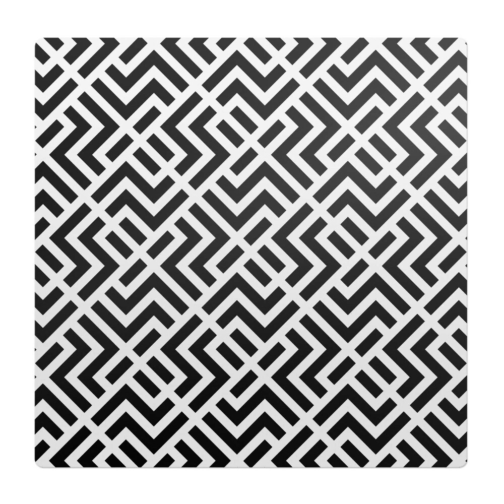 Podložka pod kolieskovú stoličku Geometrický cikcak