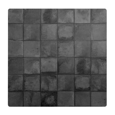 Podložka pod stoličku Tmavé retro dlaždice