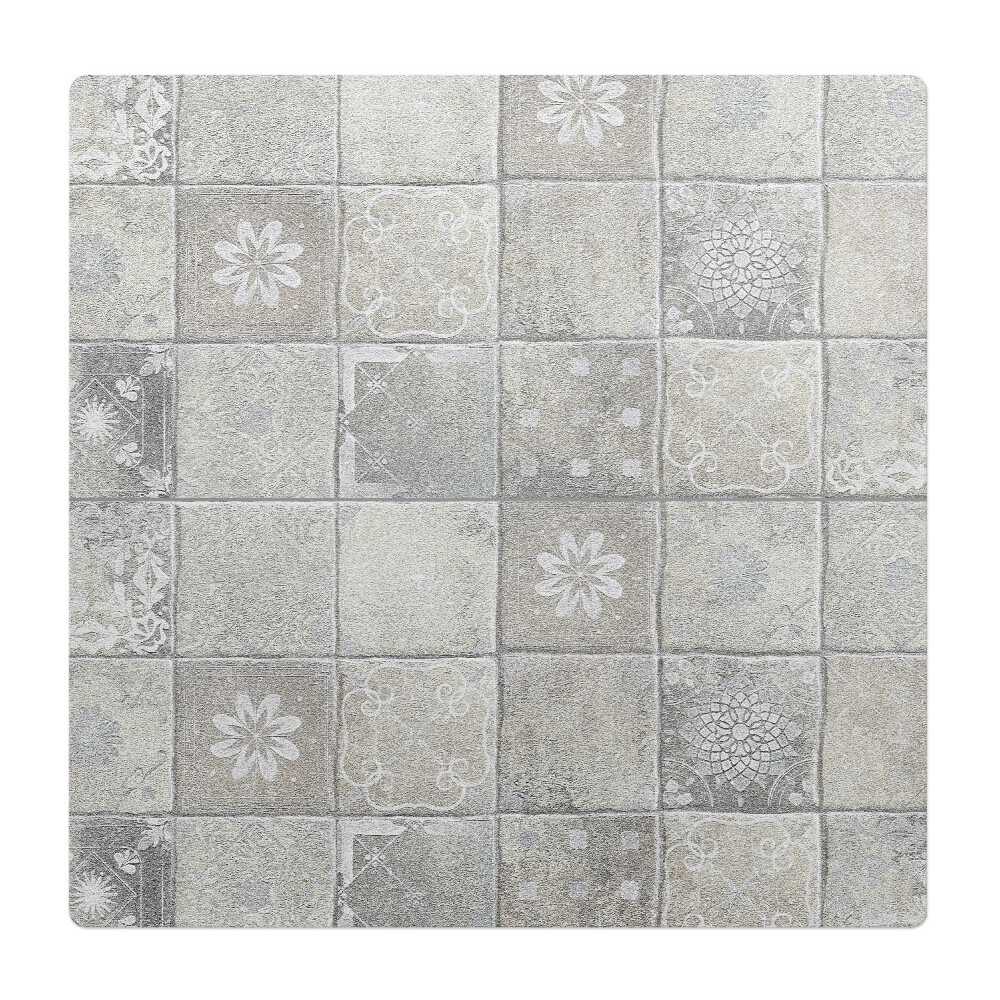 Podložka pod kolieskovú stoličku Dlaždice s ornamentom