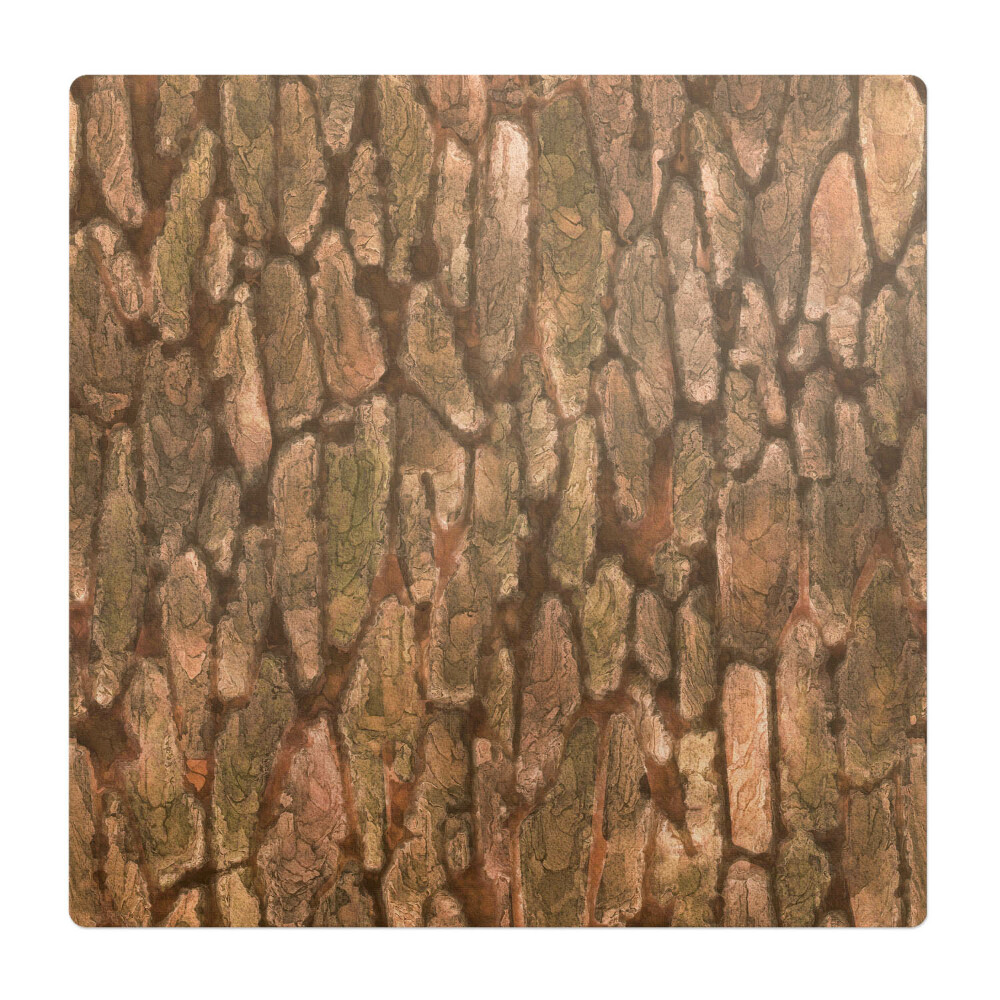 Podložka pod stoličku na kolieskach Prírodná stromová kôra