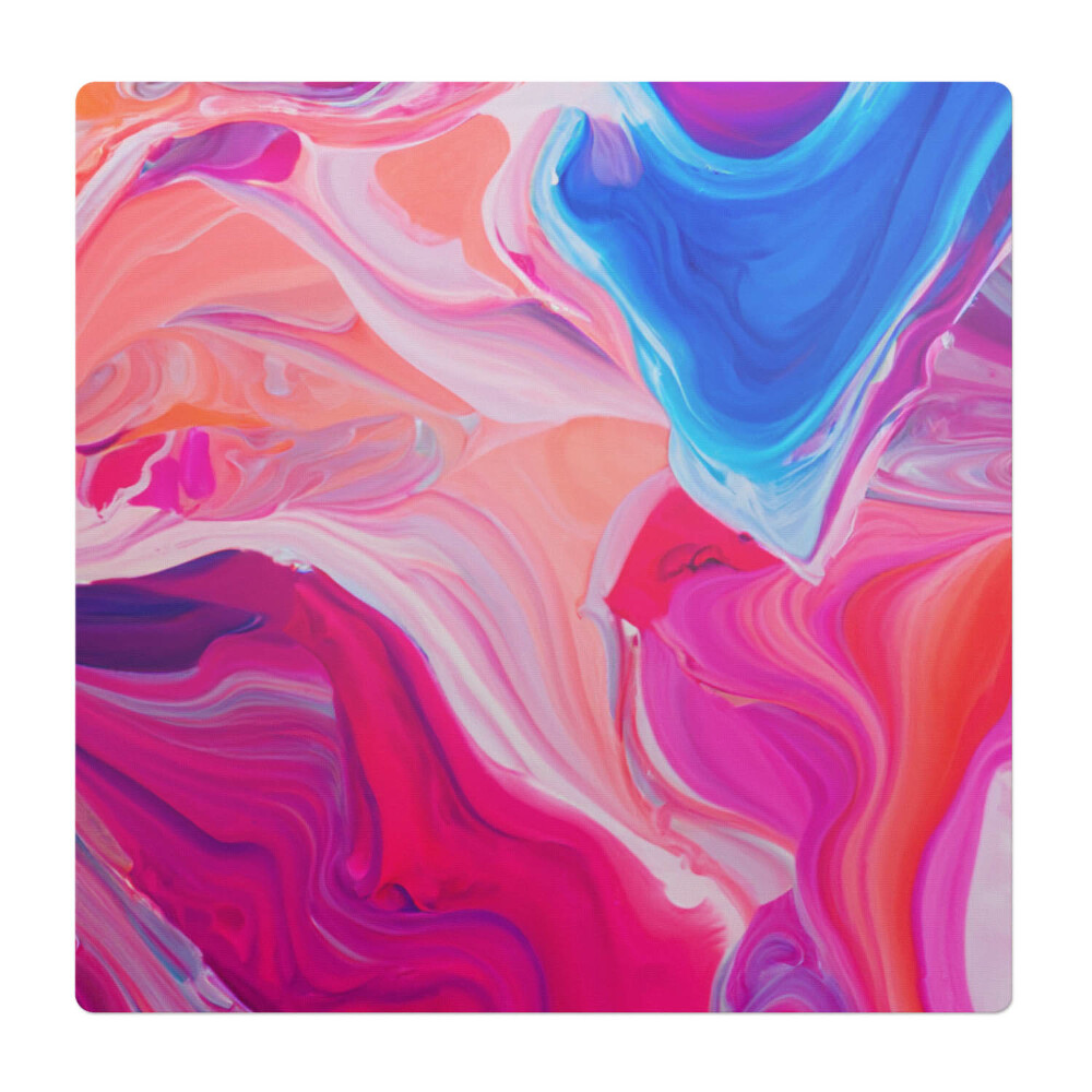 Podložka pod stoličku na kolieskach Farebné abstrakcie