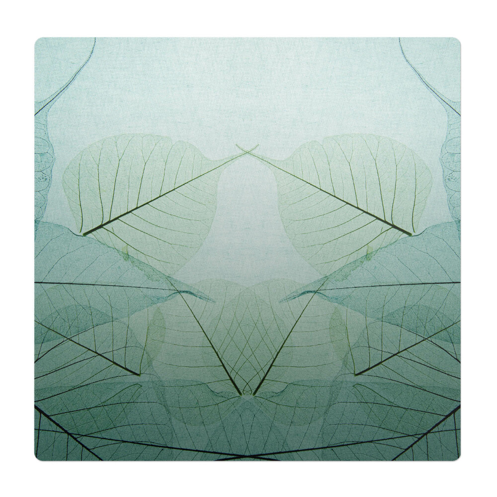 Podložka pod kolieskovú stoličku Listy v symetrii