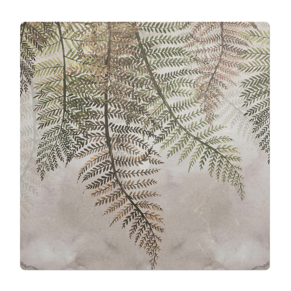 Podložka pod kolieskovú stoličku Listy papradia