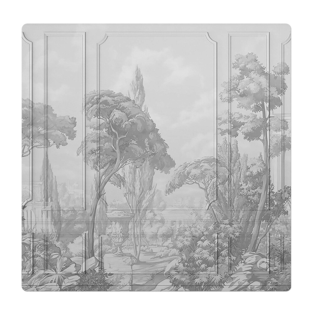 Podložka pod stoličku na kolieskach Krajina so stromami