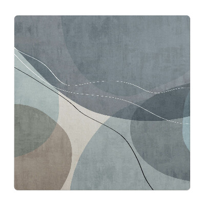 Podložka pod stoličku na kolieskach Abstraktné vlny