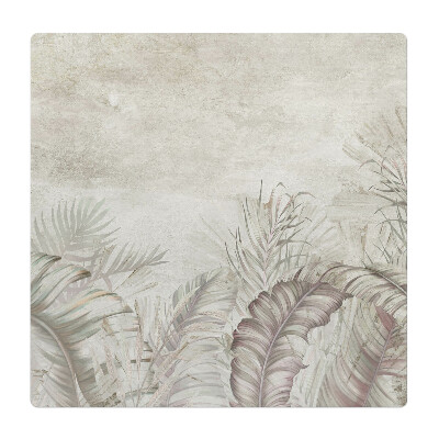 Podložka pod stoličku na kolieskach Pastelové listy