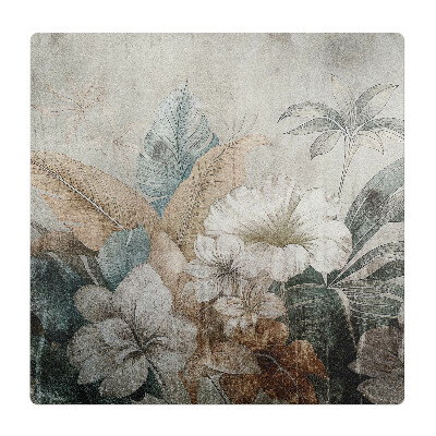 Podložka pod stoličku Vintage kvetinový vzor