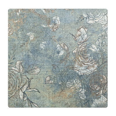 Podložka pod stoličku Vintage kvetinový vzor