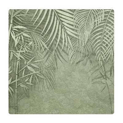 Podložka pod kolieskovú stoličku Tropické listy