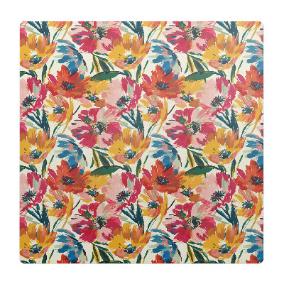 Podložka pod stoličku Kvetinový abstraktný vzor