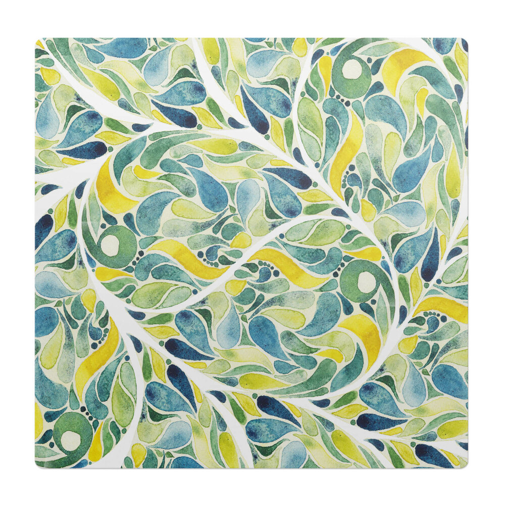 Podložka pod stoličku Abstraktný list