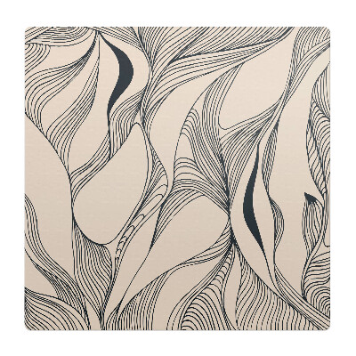 Podložka pod stoličku na kolieskach Abstraktné čiary